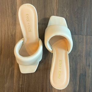 Chase + Chloe Tan Mule | Size 9